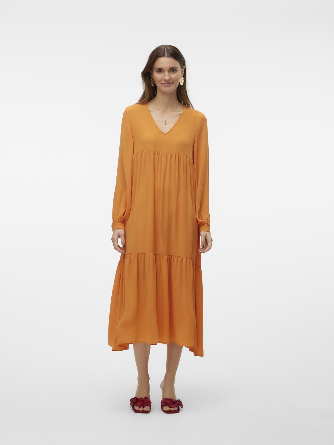 VMZIGGA Dress - Golden Ochre