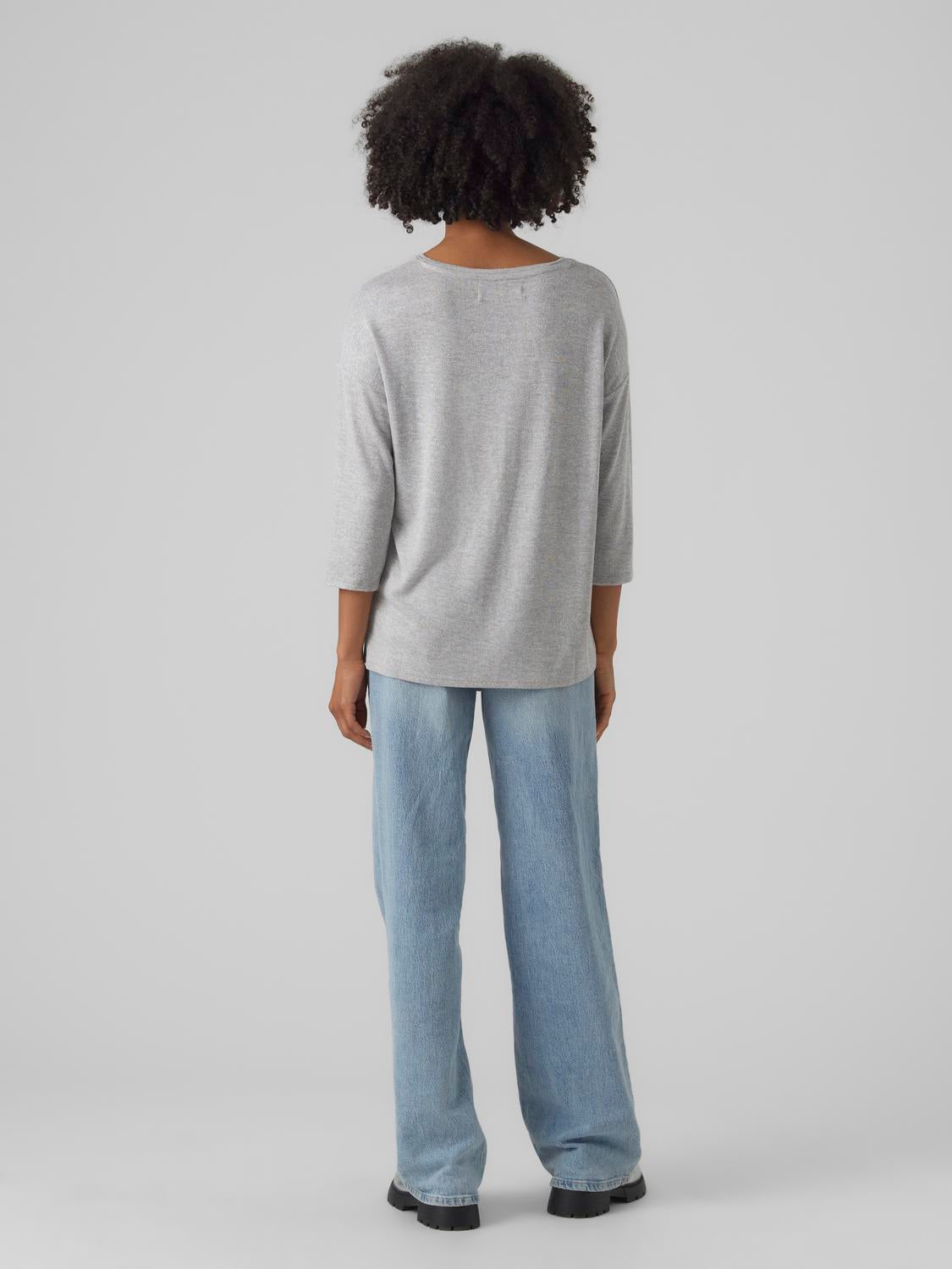 VMBRIANNA Pullover - Light Grey Melange